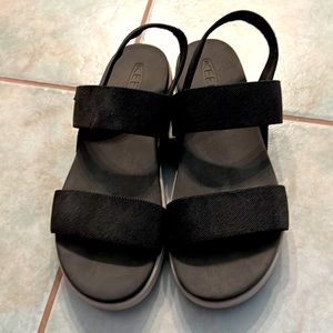 Keen black sandals